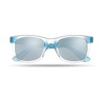 Sonnenbrille mit verspiegelten Gläsern für Sommerevents, UV400-Schutz farbe blau