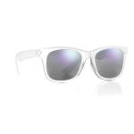 Sonnenbrille mit verspiegelten Gläsern für Sommerevents, UV400-Schutz farbe transparent zweite Ansicht