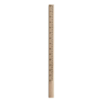 Zimmermanns-Bleistift mit aufgedrucktem 14 cm Lineal farbe holzton