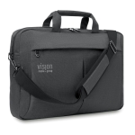 Laptop-Tasche aus 2-farbigem Polyester 320D mit Hauptfach, 15” farbe grau Hauptansicht