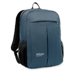 Laptop-Rucksack aus Polyester mit Trolley-Halterung, 15” farbe blau Hauptansicht zweite Ansicht