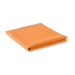 Schnell trocknendes Mikrofaserhandtuch mit Logo farbe orange dritte Ansicht