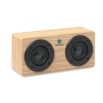 Lautsprecher Bluetooth Eco farbe holzton Hauptansicht dritte Ansicht