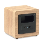 Lautsprecher Bluetooth Eco Mini farbe holzton vierte Ansicht