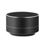 Eleganter Bluetooth-Lautsprecher aus Aluminium im modernen Design farbe schwarz