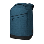 Eleganter Laptoprucksack aus Polyester mit USB-Anschluss, 13'' farbe blau