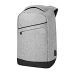 Eleganter Laptoprucksack aus Polyester mit USB-Anschluss, 13'' farbe grau