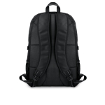 Trendiger Laptoprucksack mit Ripstop-Details bedrucken, 15'' farbe schwarz dritte Ansicht