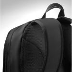 Trendiger Laptoprucksack mit Ripstop-Details bedrucken, 15'' farbe schwarz fünfte Ansicht