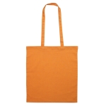 Bedruckbare farbige Baumwolltasche, 140 g/m2 EcoColor Plus farbe orange