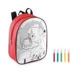 Rucksack ColorTime farbe rot