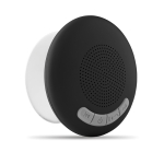 Bluetooth-Badezimmerlautsprecher mit wasserfestem Saugnapf farbe schwarz