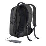 Wasserdichter Laptoprucksack mit MicroUSB-Port, 17'' farbe schwarz