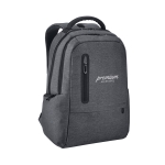 Wasserdichter Laptoprucksack mit MicroUSB-Port, 17'' farbe grau