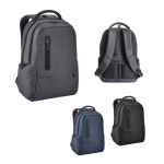 Wasserdichter Laptoprucksack mit MicroUSB-Port, 17'' Ansicht in vielen Farben