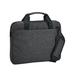 Laptoptasche bedrucken aus 600D HD mit gepolstertem Hauptfach, 14” farbe dunkelgrau