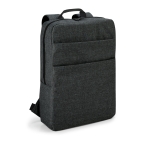 Stilvoller gepolsterter Laptoprucksack aus dichtem Polyester, 15,6'' farbe dunkelgrau