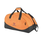 Preiswerte Sporttaschen mit Logo in der Farbe Königsblau oder Orange farbe orange Ansicht mit Logo 1