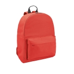 Kinderrucksack mit Fronttasche und gepolsterten Trägern, Colors farbe rot