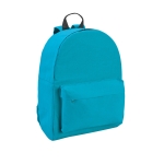 Kinderrucksack mit Fronttasche und gepolsterten Trägern, Colors farbe hellblau