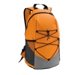 Wanderrucksack aus 600D mit Hauptfach und 2 Mesh-Seitentaschen farbe orange