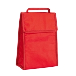 Faltbare Kühltasche aus Non Woven mit Klettverschluss, 80 g/m2 farbe rot