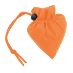 Einkaufstasche faltbar als Beutel aus 190T-Polyester farbe orange zweite Ansicht