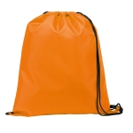 Turnbeutel aus 210D Polyester mit verstärkten Ecken, Midtown farbe orange zweite Ansicht