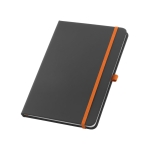 Notizbuch mit Kunstleder-Cover und farblich abgestimmten Details A5 farbe orange