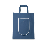 Faltbare Non-Woven-Tasche mit Henkel für den Transport, 80 g/m2 farbe blau