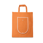 Faltbare Non-Woven-Tasche mit Henkel für den Transport, 80 g/m2 farbe orange