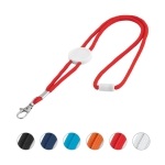 Lanyard mit Kordelzug und Karabiner speziell für Doming entwickelt Ansicht in vielen Farben