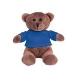 Teddy-Plüschtier mit bedruckbarem T-Shirt als Giveaway für Kleinkinder farbe köngisblau zweite Ansicht