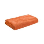 Strandhandtuch aus Mikrofaser für Kunden besticken lassen, 250 g/m² farbe orange