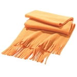 Winterschal aus Fleece in verschiedenen Farben farbe orange