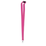 Schlüsselband mit Karabiner und Panikverschluss bedrucken farbe pink