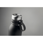 Tropfsichere Thermosflasche im eleganten Design bedrucken, 600 ml farbe schwarz zweite Ansicht