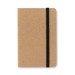 Nachhaltiger Visitenkartenhalter mit Post-It und Cover mit Logo farbe beige zweite Ansicht