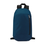 Günstiger bedruckter Rucksack für Wanderungen aus Polyester farbe blau