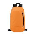 Günstiger bedruckter Rucksack für Wanderungen aus Polyester farbe orange