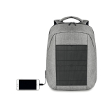 Laptop-Rucksack mit Solarladegerät als Werbegeschenk für Kunden, 13'' farbe schwarz vierte Ansicht