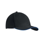 Baseball Cap mit 6 Paneele und Klettverschluss bedrucken farbe köngisblau