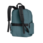 Laptoprucksack aus Canvasbaumwolle im Outdoor-Stil, 15,6'' farbe blau vierte Ansicht