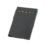 Post-It als Notizblock mit bedruckbarem Cover aus Karton farbe schwarz