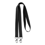 Lanyard Duo 15mm farbe schwarz