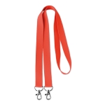 Lanyard Duo 15mm farbe rot