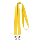 Lanyard Duo 15mm farbe gelb