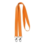 Lanyard Duo 15mm farbe orange