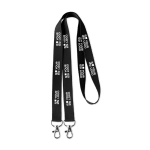 Lanyard Duo 15mm Ansicht mit Druckbereich