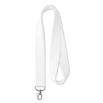 Lanyard aus Satin mit farblicher Unterschicht bedrucken farbe weiß